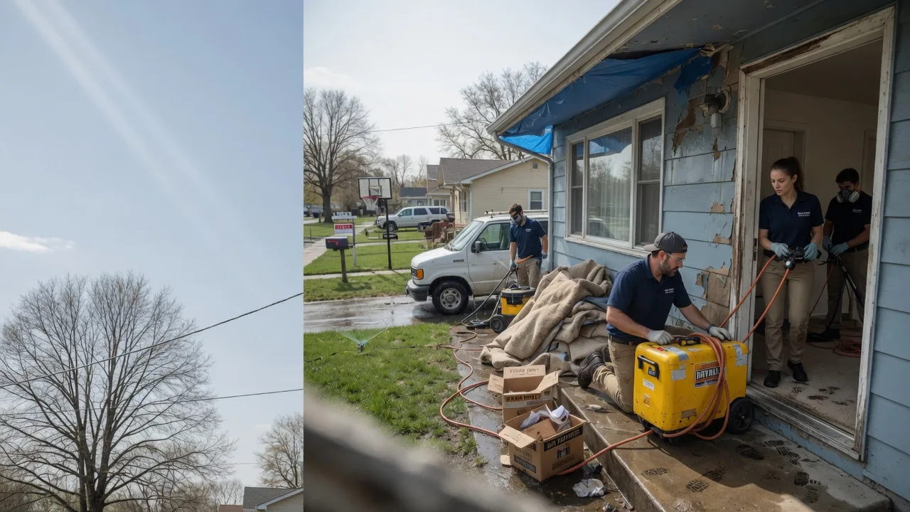 Basement Flood Cleanup in Peru, VT near me